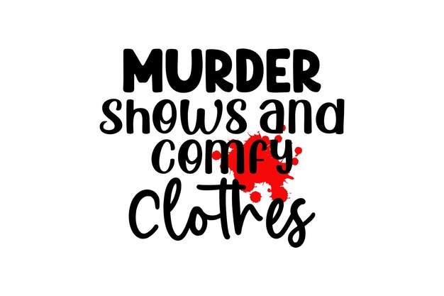 Archivo vectorial Espectáculos de asesinatos y ropa cómoda