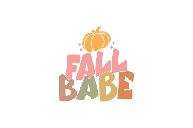 Archivo vectorial de Fall Babe