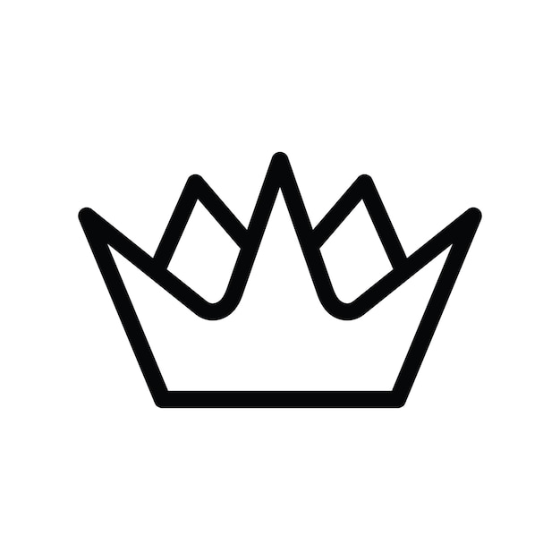 Archivo vectorial de íconos de la corona de lujo