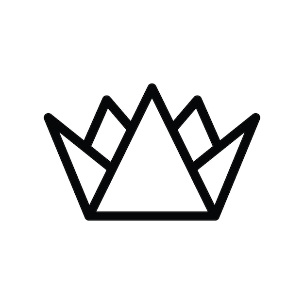 Archivo vectorial de íconos de la corona de lujo