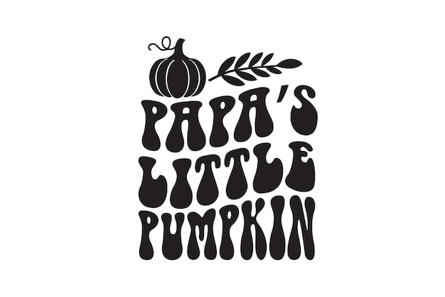 Archivo Vectorial Papas Little Pumpkin