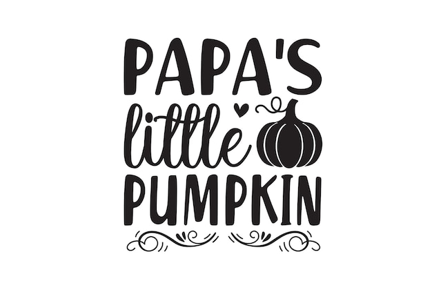 Archivo vectorial de la pequeña calabaza de papá