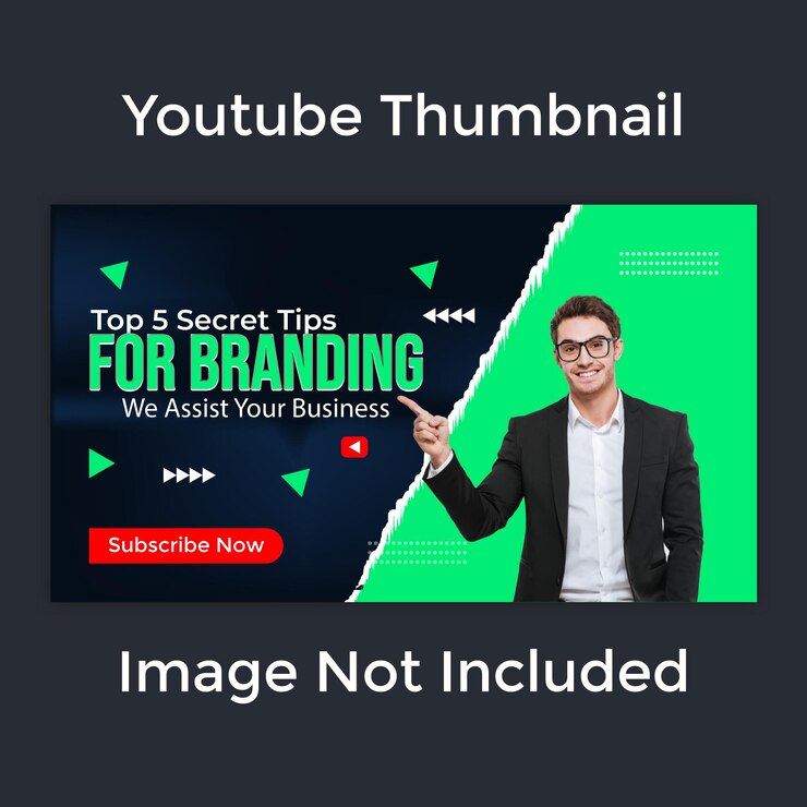 Archivo vectorial de plantilla de diseño de miniaturas de YouTube para empresas profesionales modernas y de tendencia