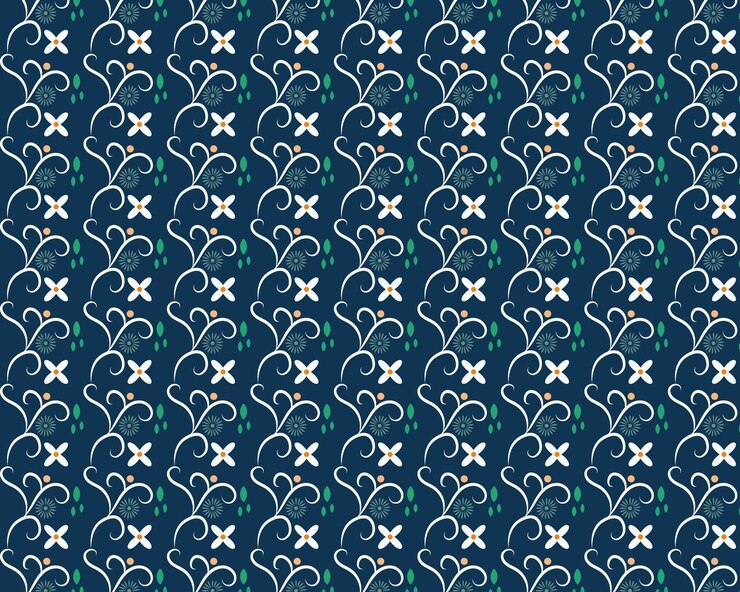 ARCHIVO VECTORIAL DE PLANTILLA DE DISEÑO DE PATRÓN FLORAL MODERNO Y CLÁSICO