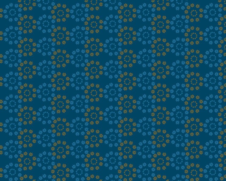archivo vectorial de plantilla de diseño de patrón floral moderno