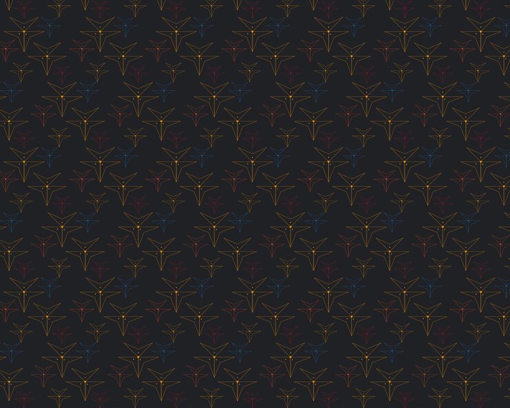 archivo vectorial de plantilla de diseño de patrón geométrico dorado