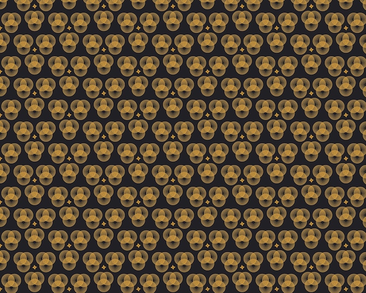 Vector archivo vectorial de plantilla de diseño de patrón geométrico dorado