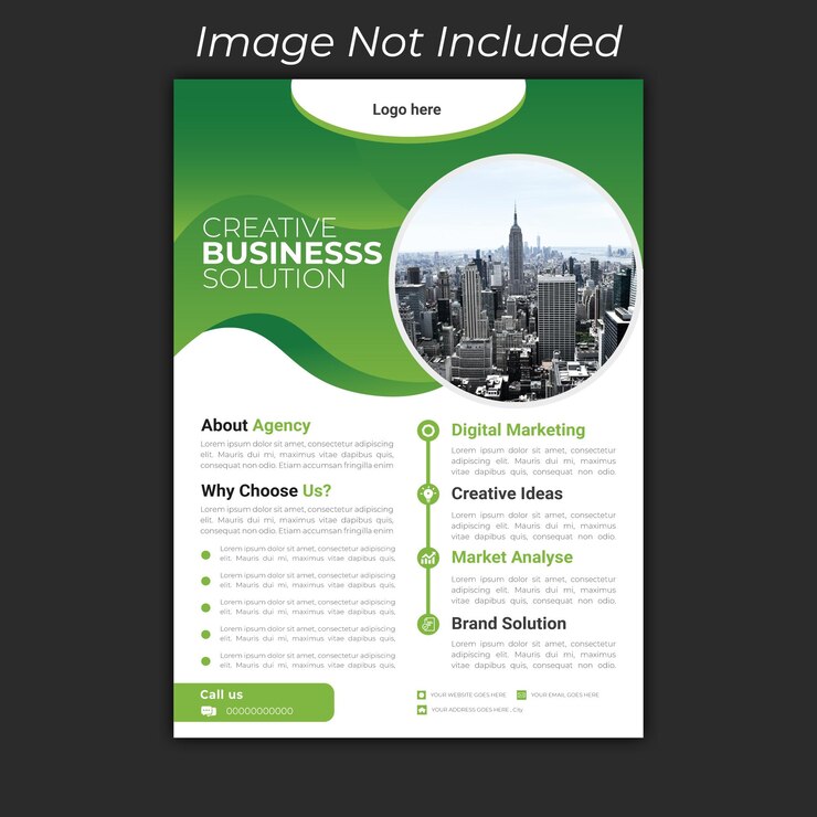 Archivo vectorial de plantillas de diseño de folletos empresariales profesionales