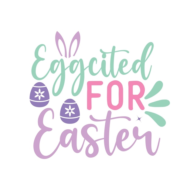 Vector archivos de corte de diseño svg de easter retro