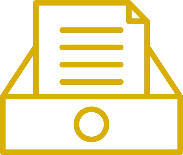 Archivos de diseño vectorial en estilo de icono de cajón