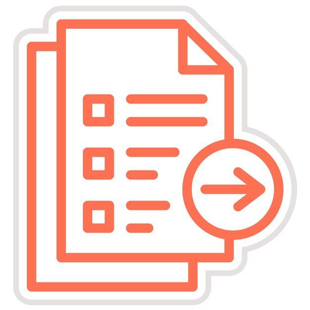 Archivos que envían ilustraciones de diseño de íconos vectoriales