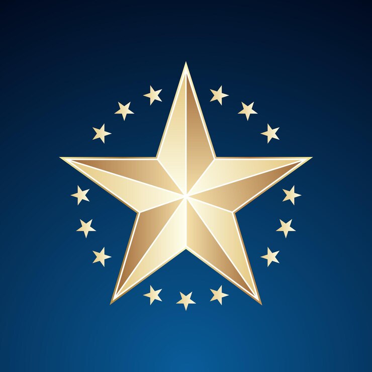 Archivos vectoriales de colores de estrellas