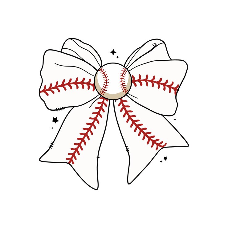 Arco de béisbol con béisbol en el medio