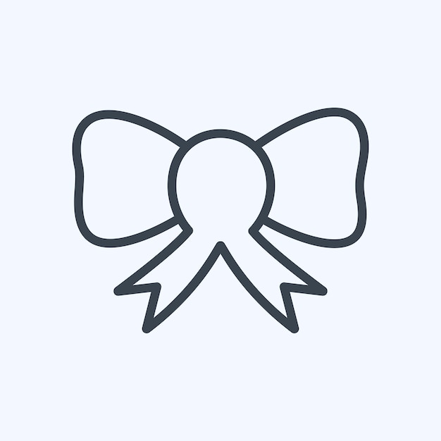 Arco de icono adecuado para el estilo de línea de símbolo de boda diseño simple editable