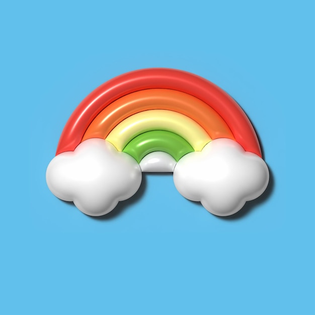 El arco iris en 3D