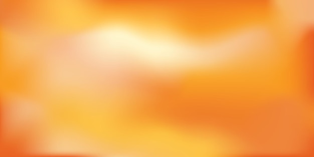 Arco iris abstracto con fondo borroso con malla de gradiente pastel Ilustración vectorial de acuarela naranja suave