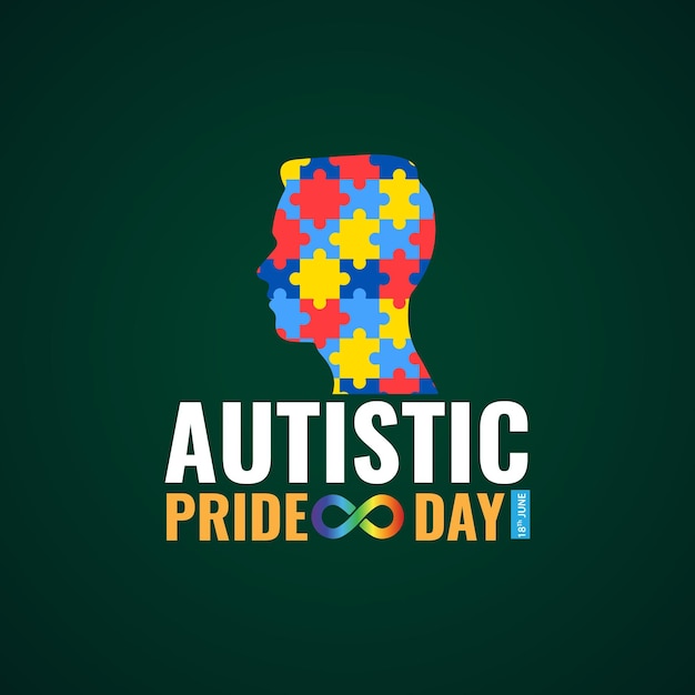 El arco iris autista ocho símbolo infinito icono vector Día Mundial de la Concienciación sobre el Autismo Comprender el Amor