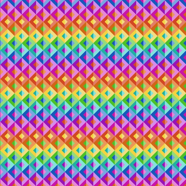 El arco iris brillante es un fondo geométrico abstracto
