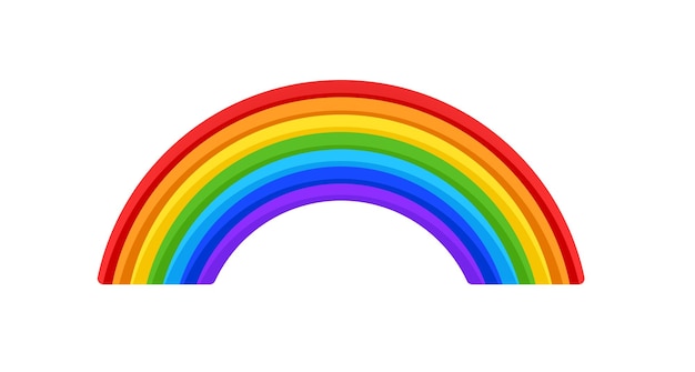 Arco iris colorido para decoración y niños