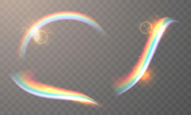 Arco iris conjunto aislado