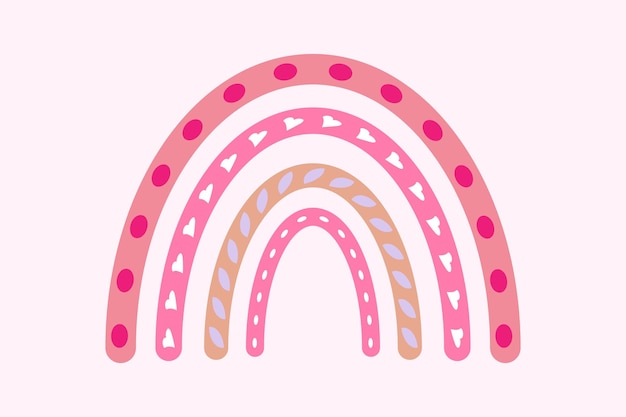 arco iris digital color imágenes prediseñadas bebé arco iris vector