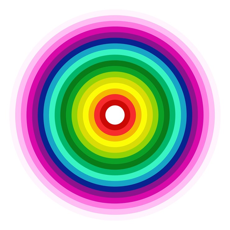 Vector arco iris con gradiente diseño vectorial de fondo abstracto y colorido