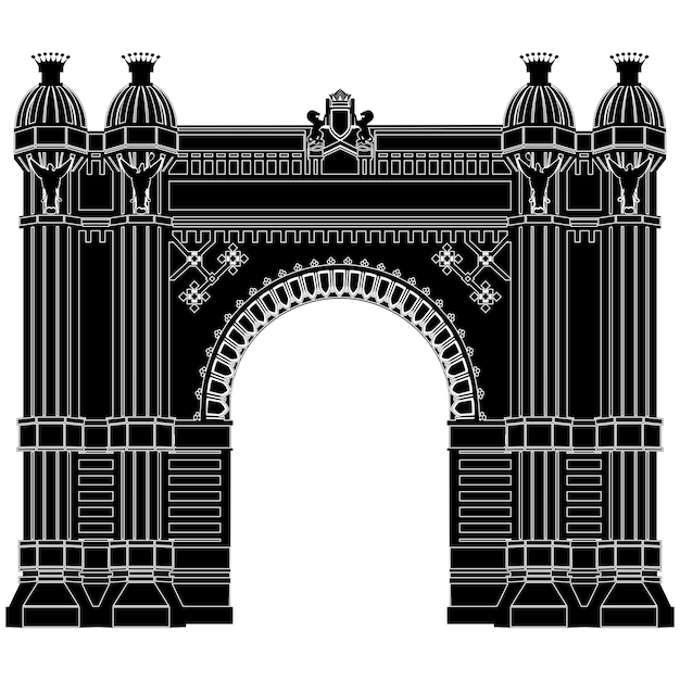 Arco de Triunfo en Barcelona