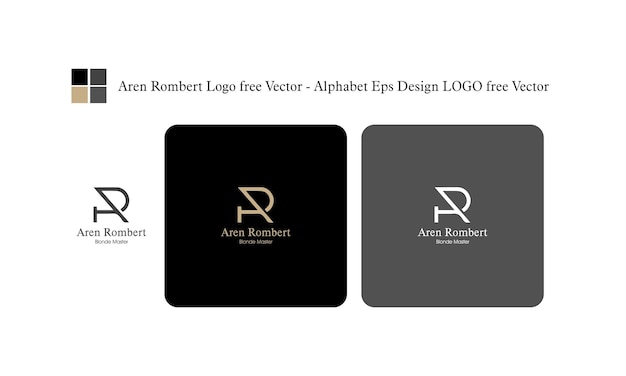 Aren Rombert Logo vector gratis Alfabeto Eps Design LOGO vector gratis