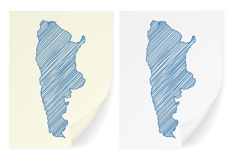 Argentina garabato mapa