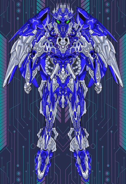 Armadura de cuerpo de robot soldado Mecha