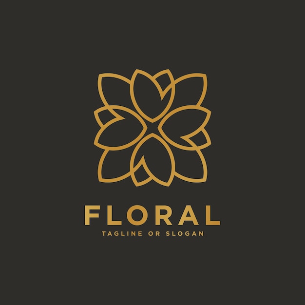 Armonizando la naturaleza y el diseño Florales geométricos de lujo