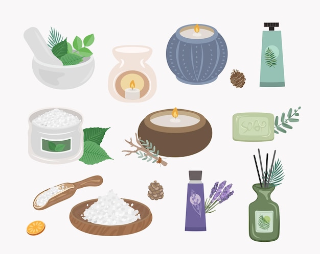 Aromaterapia de spa productos para el cuidado de la piel y el bienestar del cuerpo artículos para salones de masaje cosméticos ecológicos naturales