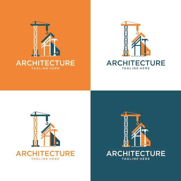 Arquitecto casa logo diseño arquitectónico y construcción 2