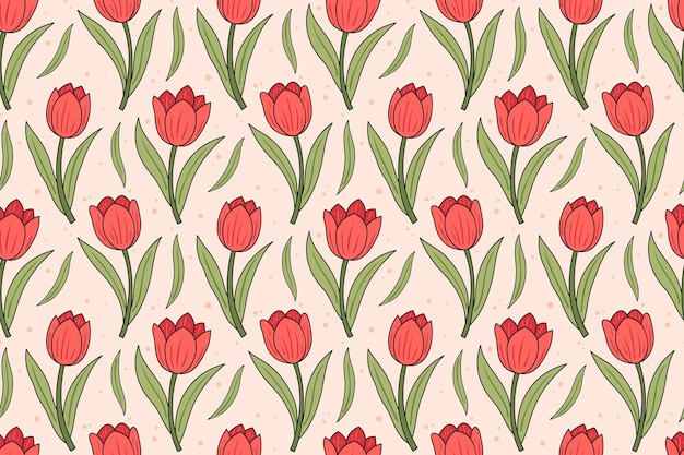 Arreglo floral de tulipanes rojos para tarjetas de felicitación