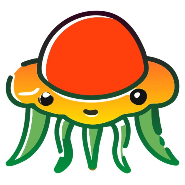 arriba hacia abajo nave espacial pulpo como invasores espaciales icono garabateo desplazamiento de relleno