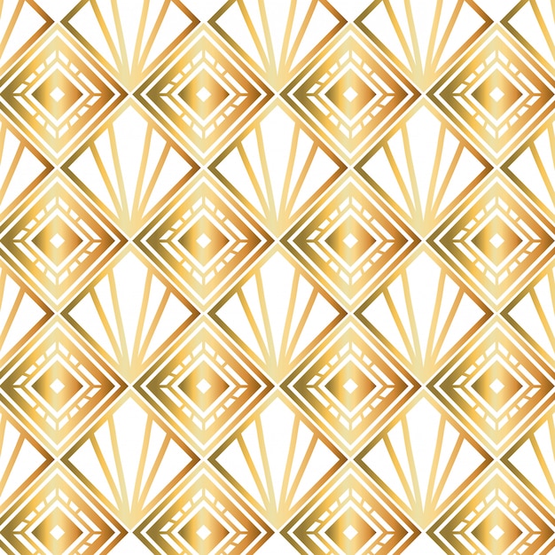 Art deco aislado