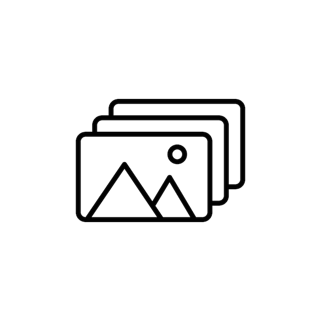 Art Gallery Icon Perfecto para artes visuales y exposiciones
