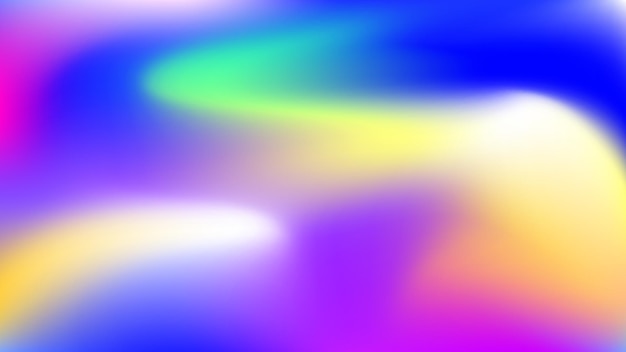 Arte abstracto dinámico y enérgico de colores con tonos borrosos del arco iris