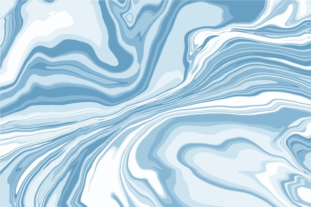 Arte abstracto fondo de pintura azul con textura fluida líquida Ilustración vectorial