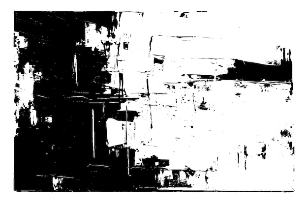 Arte abstracto minimalista pintado a mano con pinceladas deportivas y gruñidas