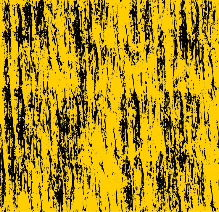 Vector arte abstracto texturizado amarillo y negro
