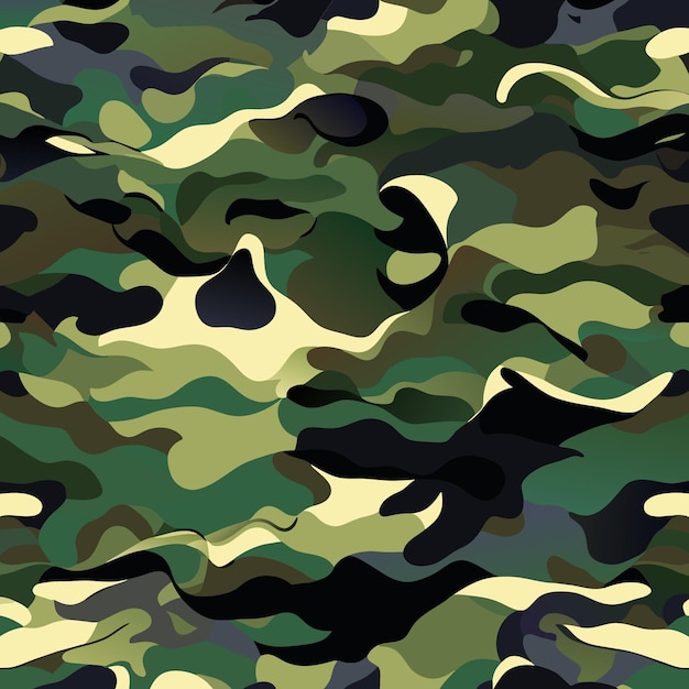 Arte de camuflaje digital en vectores para expresión creativa