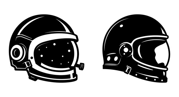 Arte del casco del caminante espacial