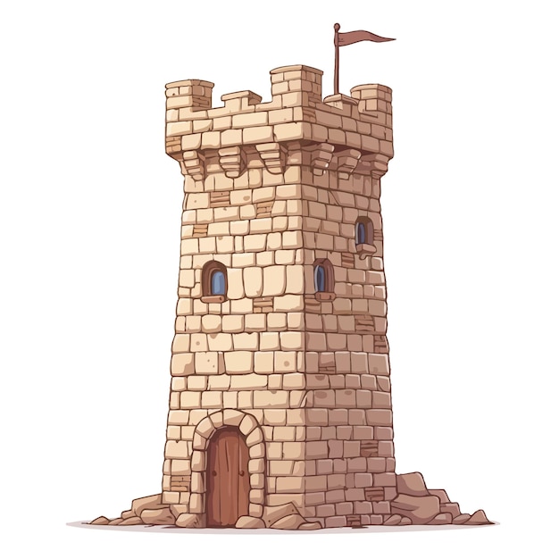 Vector arte conceptual del castillo