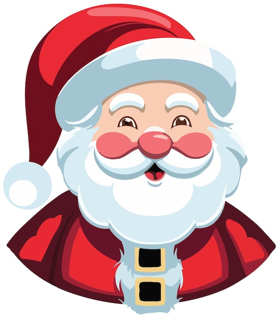 Arte de dibujos animados vectoriales de Papá Noel