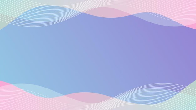 Arte de diseño de fondo con gradiente de patrón de onda abstracto