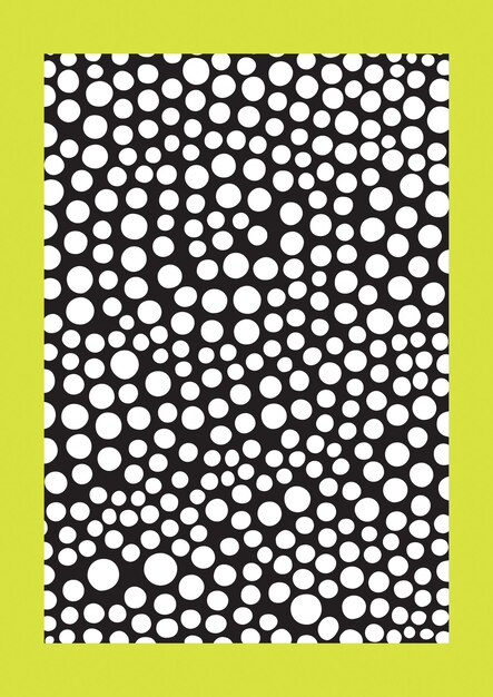 Arte de diseño de tela de puntos modernos de mediados de siglo