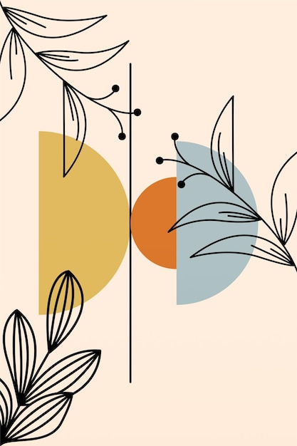 Arte estético abstracto de mujer bohemia para impresión y fines digitales Resumen Botani Decoración de arte de pared Boho flor Decoración de pared Póster imprimible Flor Arte de la pared Decoración del hogar Póster
