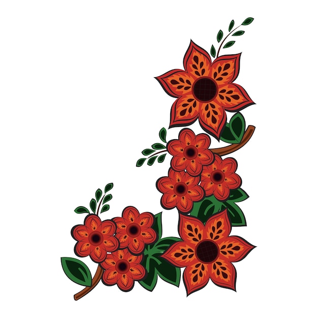 Arte de las flores de la colmena