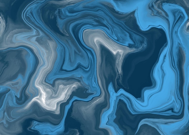Arte fluido abstracto creativo con efecto de mármol líquido